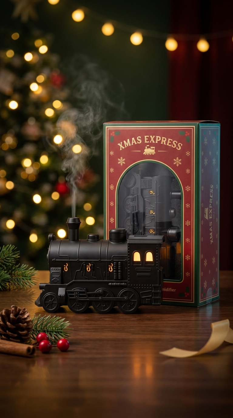 Xmas Express — Retro Train Humidifier & Diffuser