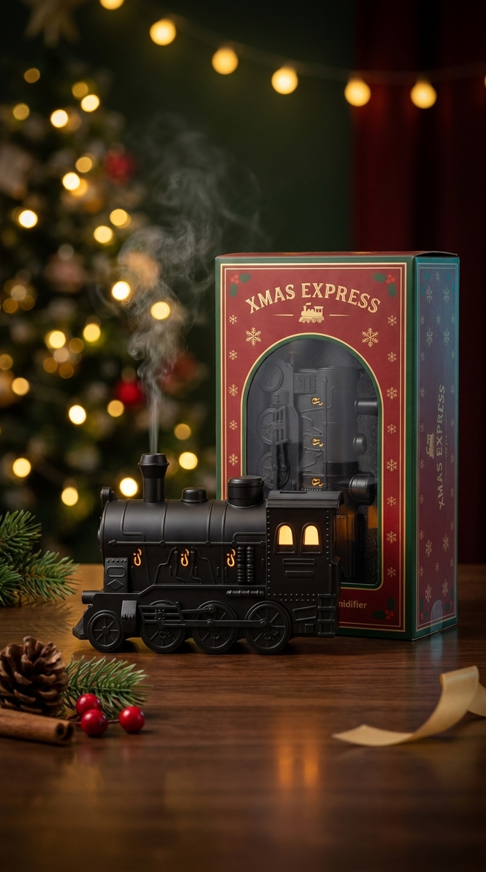 Xmas Express — Retro Train Humidifier & Diffuser